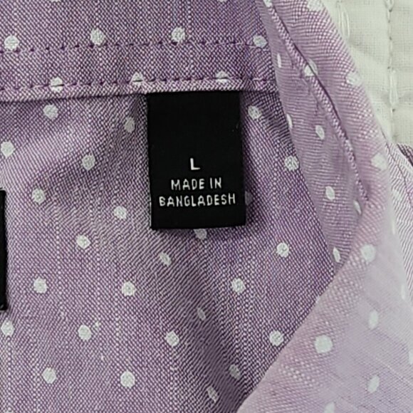 Lauren Ralph Lauren Black Label Shirt Men's L Soft Washed Stretch Regular Fit - Picture 9 of 16